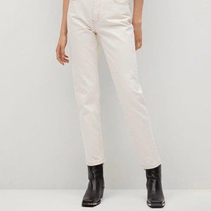 Mango Mom 100% cotton jeans
